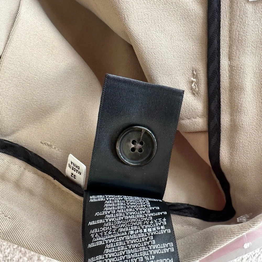 7 for all mankind khaki shorts, size 32 NWOT - Picture 3 of 6